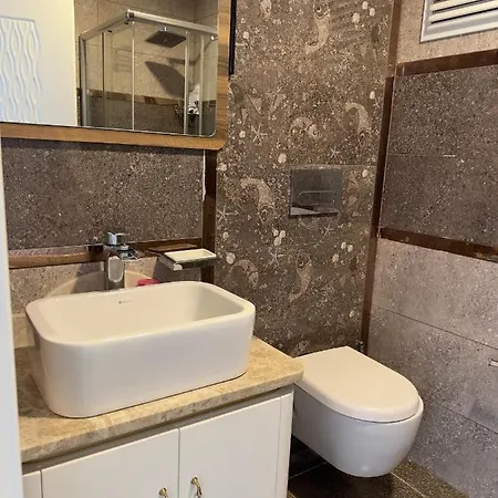 Duplex: Pool/gym/sauna & Sea View Lägenhet Alanya